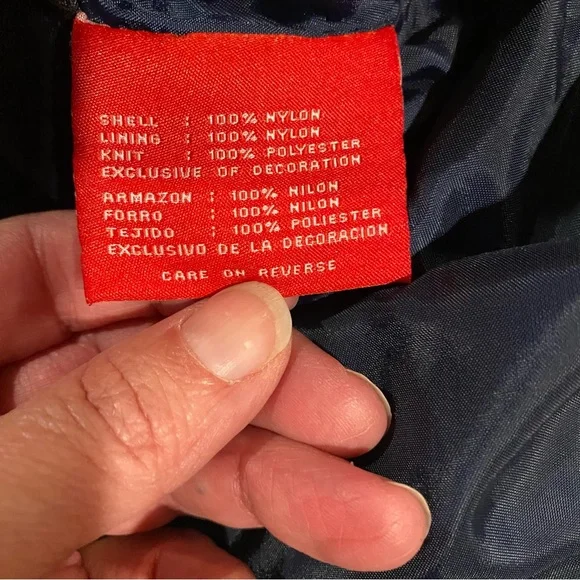 Denver Broncos Jacket Men’s Large Blue Vneck Pullover Spellout Stitched Logo - Picture 6 of 10